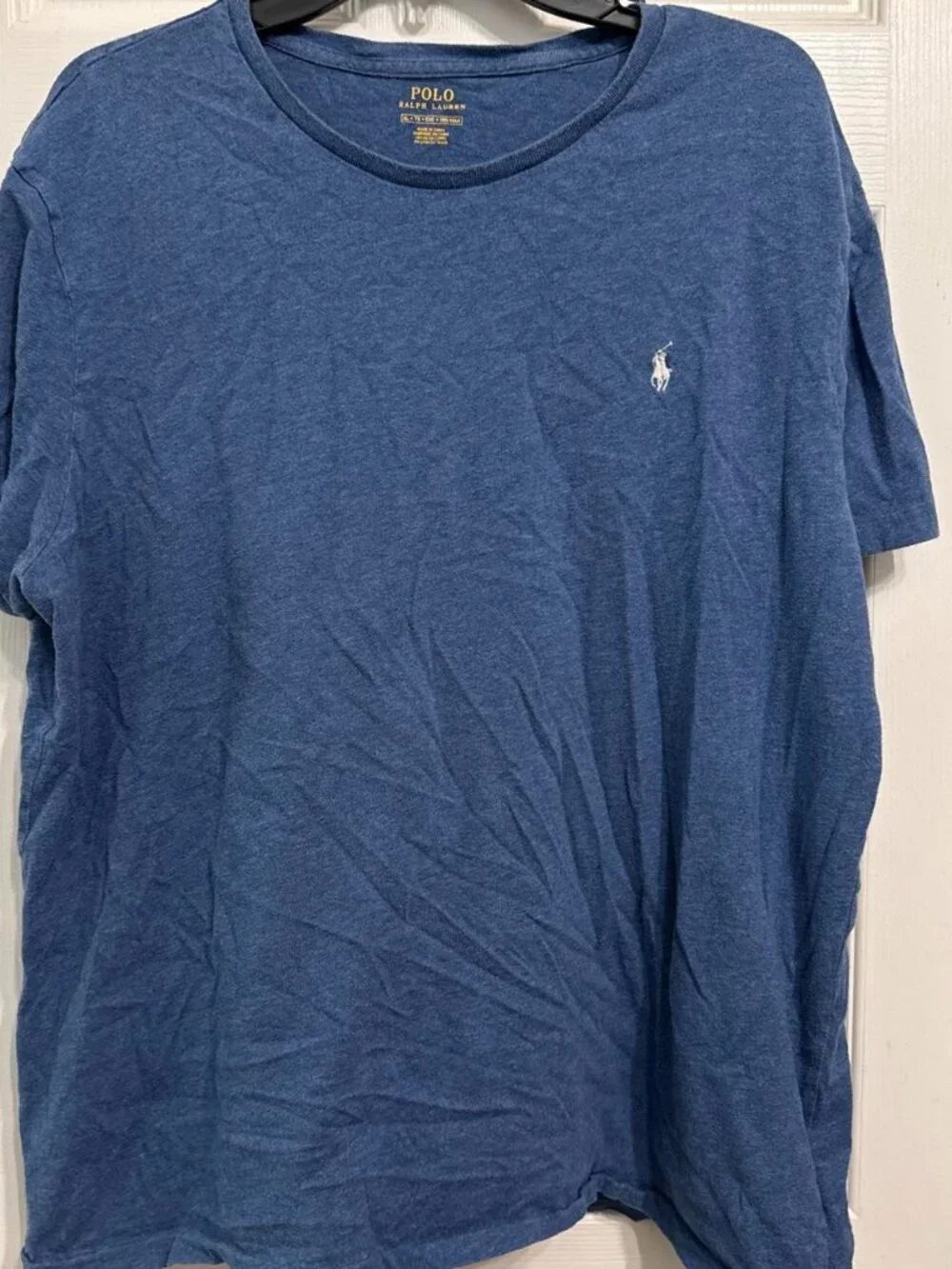 Ralph Lauren sky blue 100% cotton t-shirt #preppy #classic